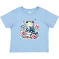 thumbnail image 3 of Inktastic Book Lover Reading Frog Librarian Girls Baby T-Shirt, 3 of 5