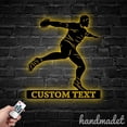 thumbnail image 3 of Handmadetneonsign Discus Metal Wall Art, Discus Metal Sign Wall Decor, Discus Sport Metal Decor, 3 of 5