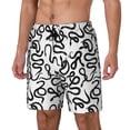 thumbnail image 2 of Fotbe Hand Drawn Snake Men’s Swim Trunks Quick Dry Swim Shorts Board Shorts with Mesh Lining-Large, 2 of 9