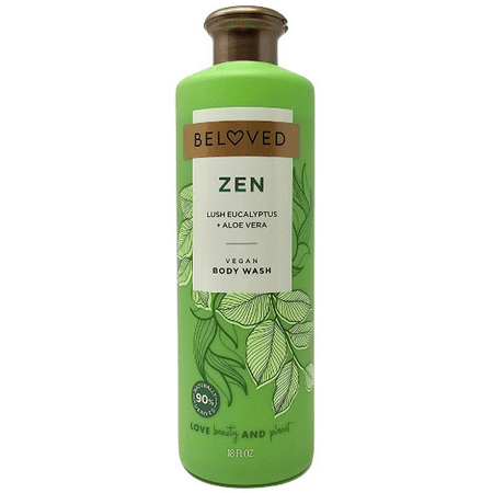Beloved Zen Eucalyptus & Aloe Vera Vegan Body Wash, 18oz