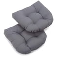 thumbnail image 2 of 19-inch U-Shaped Twill Tufted Dining Chair Cushion (Set of 2), 2 of 2