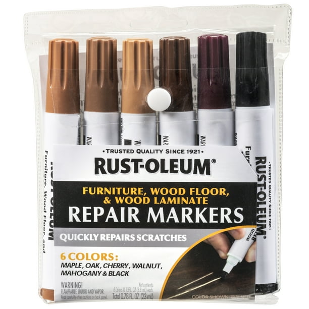 RustOleum Wood Repair Markers, 6 Pack