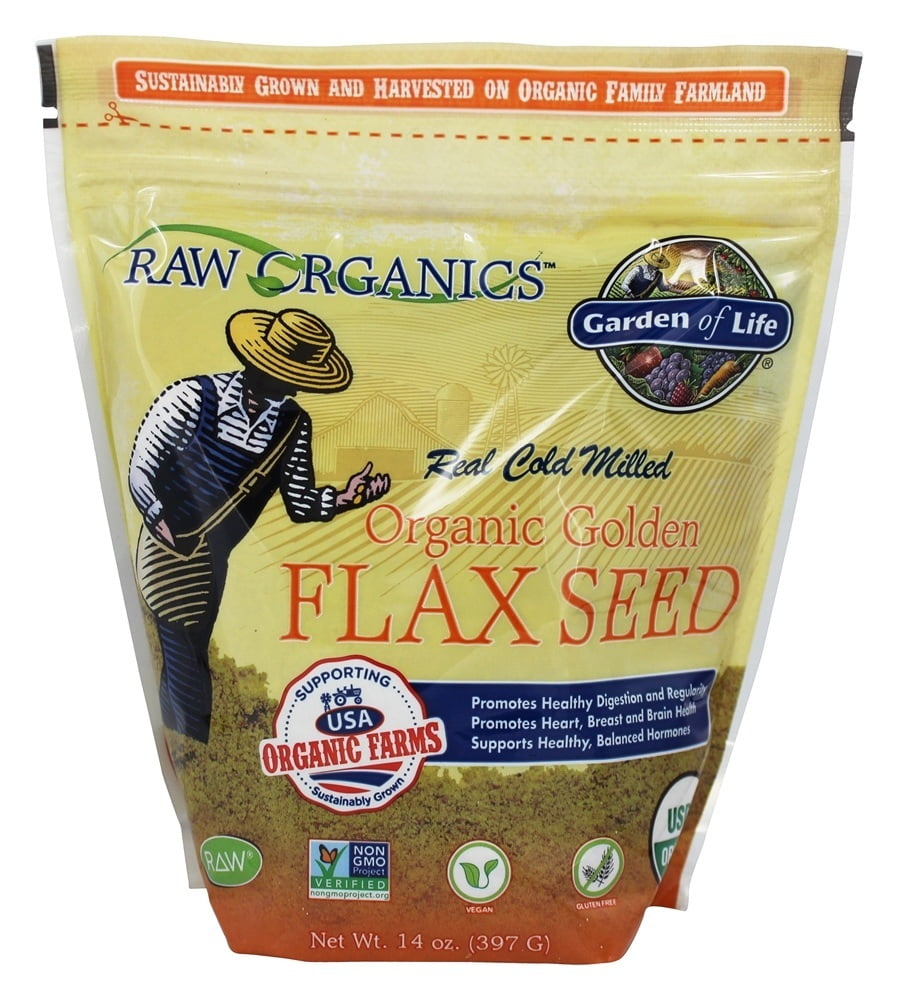 Organic Ground Flax Seed Powder - Cold Milled Superfood For Smoothies & Baking, 2lbs Bag