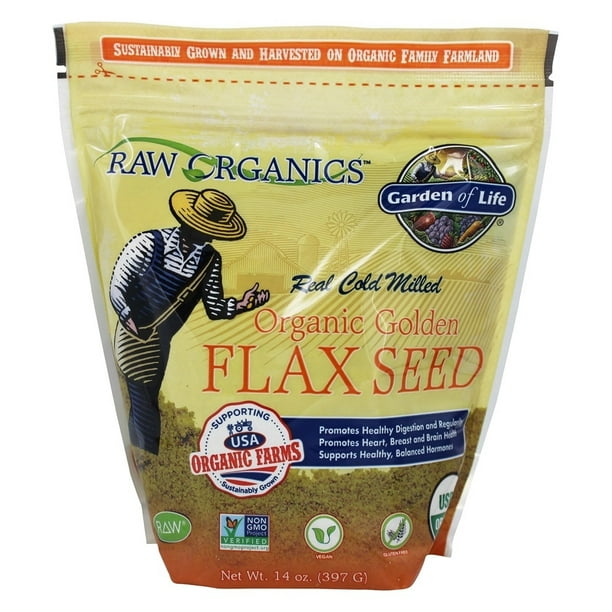 Garden of Life Real Cold Milled Raw Organic GlutenFree Golden Flax