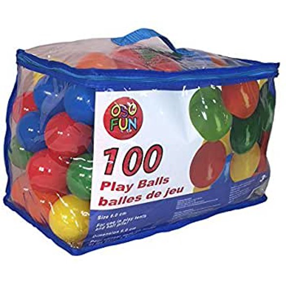 OsoFun 100 Pcs Balles de Jeu Multicolores