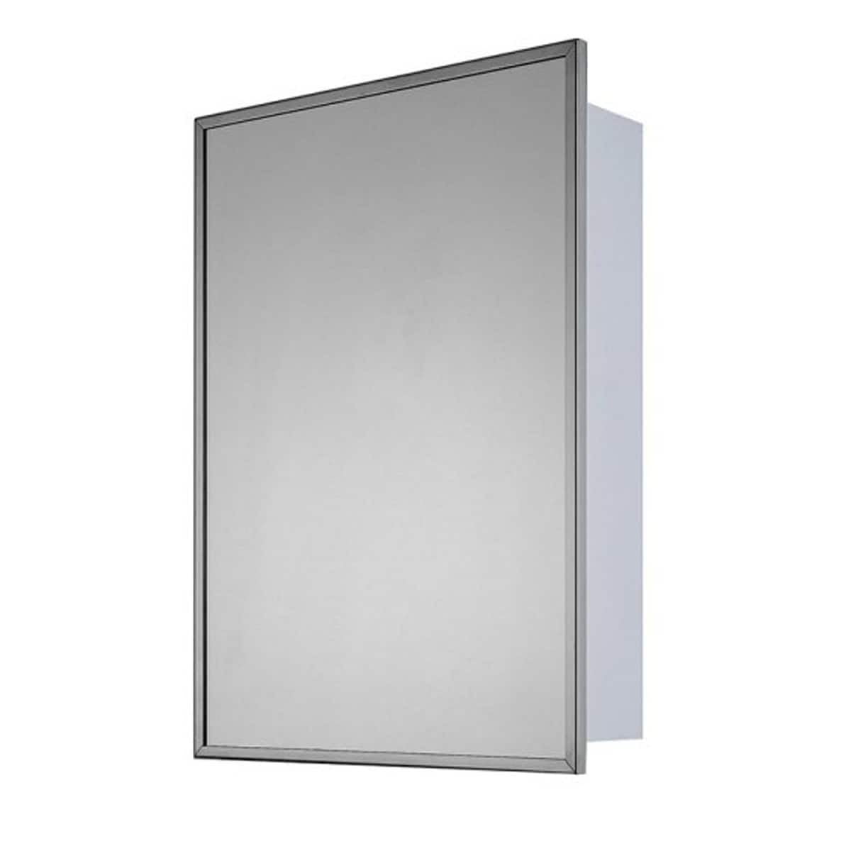ketcham Recessed Mounted Stainless Steel Single Door Medicine