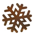 thumbnail image 3 of 3/Set Rusty Tin Snowflakes, 3 of 3