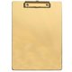 thumbnail image 1 of Nordic Gold Stainless Steel Document Writing Board Clip Plate Restaurant Ordering Plywood Menu Clip File Splint, 1 of 5