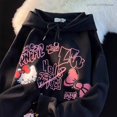 thumbnail image 4 of Sanrio holgada-Sudadera con capucha para hombre y mujer, suéter con estampado de Hello Kitty, estética Y2k, ropa de moda, otoño e invierno, novedad, 4 of 4