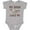 AC-Heather Grey, variant on My Nana Loves Me Sloth Girls Baby Bodysuit