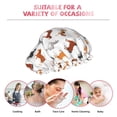 thumbnail image 6 of Kdxio Horses Print Shower Cap for Women,Elastic and Reusable,Double Waterproof Layers Bathing Hat, 6 of 6