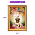 thumbnail image 5 of Happy Birthday to Pug Kitten Party Balloons Cake Acrylic Plaque with Wood Photo Frame Box Dog Lover Gifts Light Box - 00027, 5 of 5