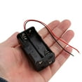 thumbnail image 2 of Black Tow Layers 4 x 1.5V AA Batteries Battery Holder Case Box w Wire Leads, 2 of 8