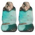 thumbnail image 2 of Fotbe Turquoise Beach Kayaking Pattern Automotive Seat Covers for Cars Trucks and SUVs – Car Seat Covers for Front Seats,Protective Seat Covers,Vehicle Seat Covers, Set of 2, 2 of 9