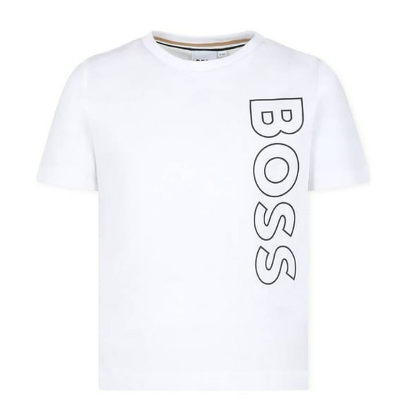 Hugo Boss Kids Side Logo Cotton T-Shirt, Size 6Y
