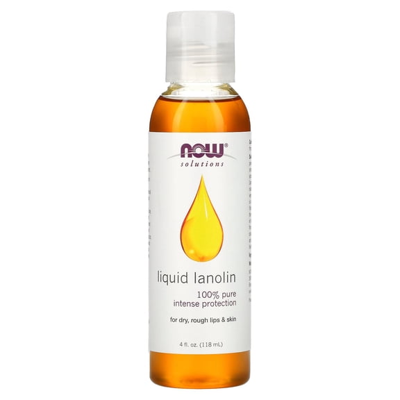 NOW Solutions Liquid Lanolin, 4 Fl Oz