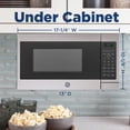 thumbnail image 5 of GE GCHK07N1WWW Horno microondas, 700 vatios, 6 configuraciones de cocción automática, elementos esenciales de cocina para la encimera, dormitorio o apartamento, tecnología de bloqueo para niños 0.7 pi, 5 of 5