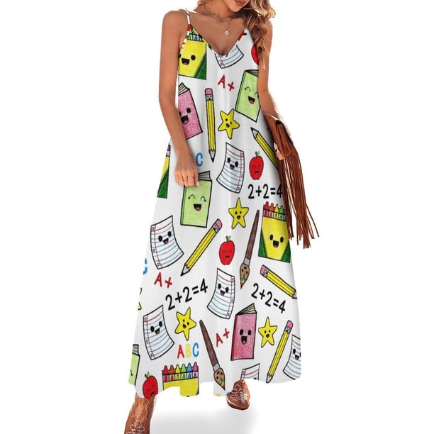 Vestido sin mangas para la vuelta al cole 1 Vestido largo para mujer