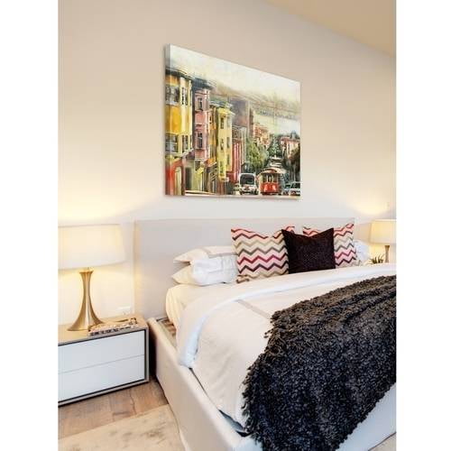 "Down to the Bay" Painting Print on Wrapped Canvas
