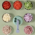 thumbnail image 3 of Manual Food Processor Vegetable Chopper, Mini Garlic Chopper Portable Handcrank Garlic Grinder Masher Onion Chopper, Manual Food Chopper Vegetable Cutter for Veggies, Ginger, Fruits, Nuts, Herbs, 3 of 9