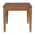 thumbnail image 5 of Christopher Knight Home 31.5" Outdoor Coffee Table, Wood Slatted Top with Carved Legs, Natural Finish, 5 of 6