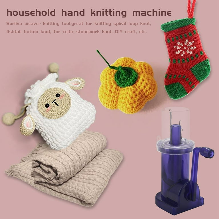 Creative Hand Knitting Machine Rope Thread Weave Tool Diy Craft