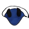 thumbnail image 1 of Gorro/red/máscara/capucha transpirable para orejas de caballo, velo de mosca de ganchillo, equipo para montar a caballo (azul oscuro), 1 of 8