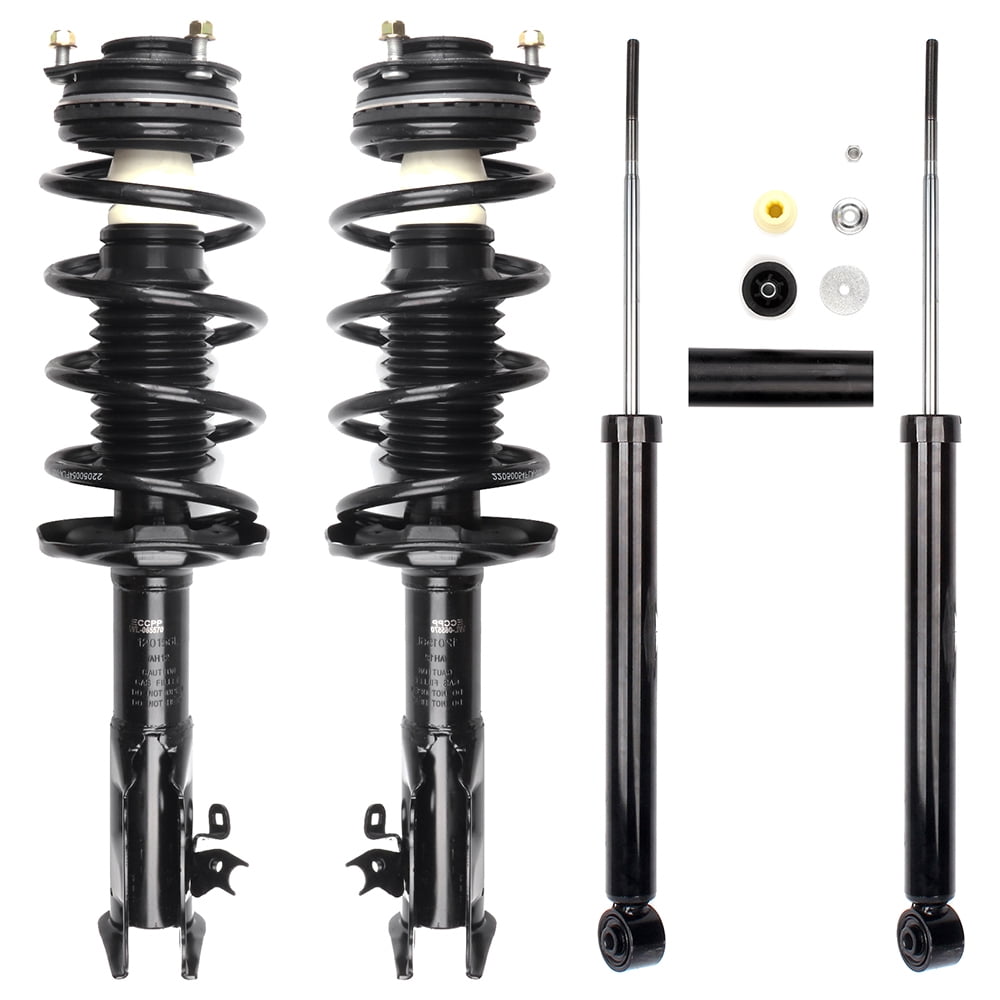 ECCPP Complete Struts Assembly Front Struts Rear Shock Absorber Fit for 2006 2007 2008 2009 2010 2011 for Honda Civic Set of 4