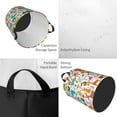 thumbnail image 4 of Balery Animals Round Laundry Basket with Handles Waterproof Freestanding Laundry Hamper for Clothes Toys in the Dorm and Family-Medium, 4 of 8