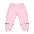 thumbnail image 2 of Kids Rain-Proof Pants High Elastic Waist Trousers Ankle-Banded Pants, 2 of 5