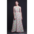 thumbnail image 4 of Bimba Floral Women Round Neck Printed Evening PartyÂ&nbsp;DressÂ&nbsp;Sleeveless Gown-X-Large, 4 of 6