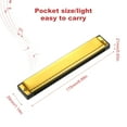thumbnail image 2 of Harmonica Professional Harp Armonica Key of C 24 Hole Polyphony Diatonic Mouth Organ with Case for Blues Folk Jazz Pop for Student Teacher Beginner Gift, 2 of 6