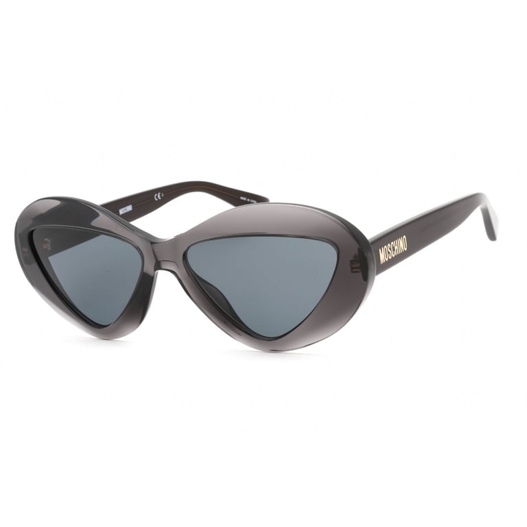 mi＊＊ Moschino MOS076/S 0KB7 IR Women's Grey Cat Eye Frame Sunglasses