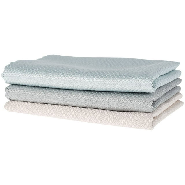 Classes Cleaning Towel Glass Cleaning Cloths 3Pcs Polyester Fiber Fish Scale Rag Non-Linting Soft Absorbent Fish Cleaning Tool for Home Kitchen Bathroom Mirror Sink Dish