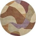 thumbnail image 2 of Addison Rugs Mayfield Premium Machine Washable Transitional Abstract Paprika Round Rug, 8' x 8', 2 of 6