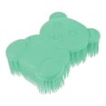thumbnail image 1 of Cepillo de baño de silicona suave Unique Bargains, cepillos sensoriales, esponja de silicona, cepillo de ducha para mascotas, cepillo de baño, cepillo para champú, verde profundo, 1 of 7