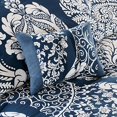 thumbnail image 3 of Ensemble de Literie 7 Pcs en Coton Imprimé Cal Très Grand/Indigo, 3 of 4