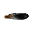 thumbnail image 3 of FLORSHEIM Mens Black Cushioned Removable Insole Midtown Round Toe Zip-Up Leather Boots Shoes 15 D, 3 of 4