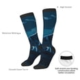 thumbnail image 6 of Haiem Lonely Night Wolf Socks, Funny Novelty Crazy Design Cotton Socks Sports Socks Knee High Socks For Men, Women,1Pairs - Gift For Working Friends, 6 of 8