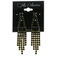 thumbnail image 2 of Mi Amore Dangle-Earrings Gold-Tone/Black, 2 of 2