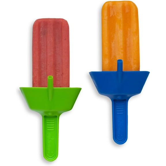 THE ORIGINAL Popsicle Holder - BPA Free & Dishwasher Safe - Mess-Free Frozen Treats Holder with Straw - Drip-Free and Tear-Free Sensory Experience for Kids - Child-Safe and Easy to Clean