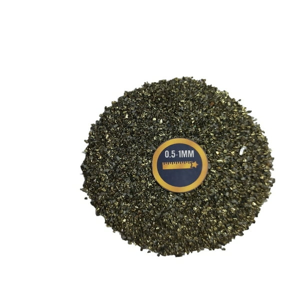 Gradelygems Chalcopyrite Crushed Sand Powder 0.5-1mm | 2 Ounce Pack | Great for Crafting, Jewelry, and Healing