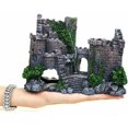 thumbnail image 3 of Decoración de resina para acuarios, adorno de acuario para ocultar camarones y paisajes de peces, hecho de piedra y musgo, adorno de acuario, puente de resina, decoración de paisaje de pecera, 3 of 5