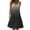 Black, variant on LEAVINGSUO Sleeveless Dresses for Women Plus Size Womens Fashion Holiday Summer Gradient Print Sleeveless Party Beach Dress