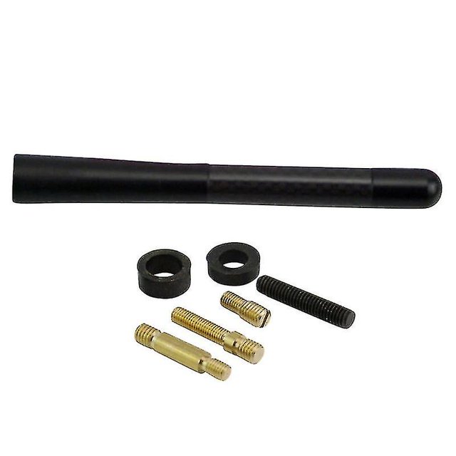 Antena de Radio corta de fibra de carbono de 12cm para la mayoría de los modelos de antena de coche estilo de coche