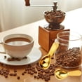 thumbnail image 5 of 4 Pieces Coffee Scoop Stainless Steel Coffee Scoops Short Handle Tablespoon Measuring Spoons for Coffee Tea Sugar Flour, 5 of 13