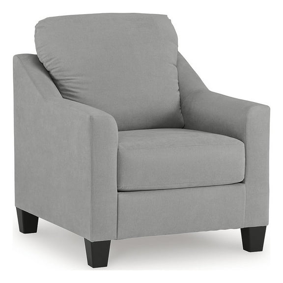 Ashley Furniture Adlai Polyester Upholstered Accent Chair in Shadow