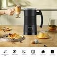 thumbnail image 4 of 110V US Plug 400W 304 Stainless Steel Milk Frother - 4 Modes (Hot/Cold Froth, Heating Milk, Light Warm Foam) 350ml Capacity, IPX1 Waterproof, 65±5°C Temperature, <48dB Noise, with Cleaning Brush -, 4 of 6