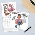 thumbnail image 2 of Sarcastic Housewives Wall Calendar - Humorous Monthly Planner with Funny Quotes for Kitchen or Home Wall, Satirical Design for Adults, 2 of 5
