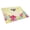 Multicolor, variant on Easter Eggs Mastiff White Glass Cutting Board - Large